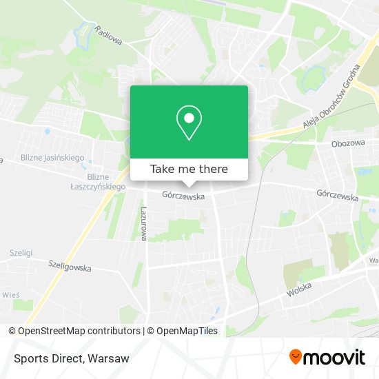 Sports Direct map