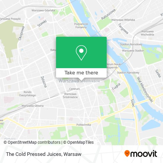 The Cold Pressed Juices map