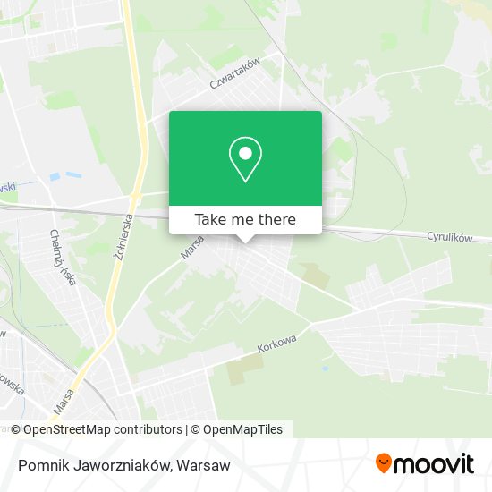 Pomnik Jaworzniaków map