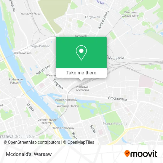 Mcdonald's map