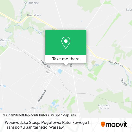 Wojewódzka Stacja Pogotowia Ratunkowego I Transportu Sanitarnego map