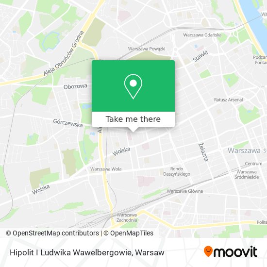 Hipolit I Ludwika Wawelbergowie map