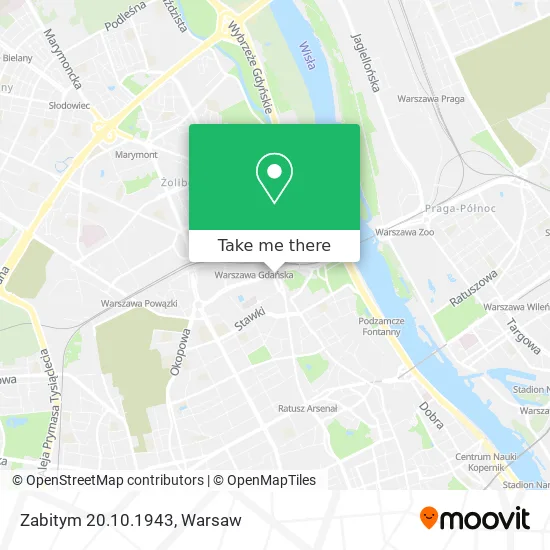 Карта Zabitym 20.10.1943