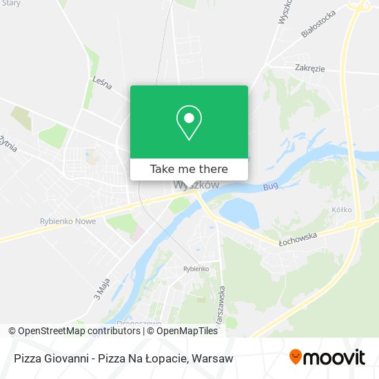 Pizza Giovanni - Pizza Na Łopacie map