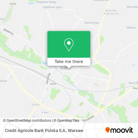 Credit Agricole Bank Polska S.A. map