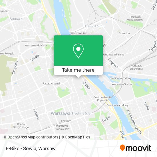 E-Bike - Sowia map