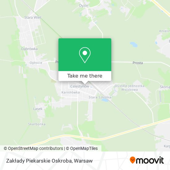 Zakłady Piekarskie Oskroba map