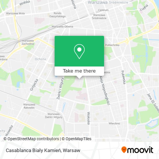 Casablanca Biały Kamień map