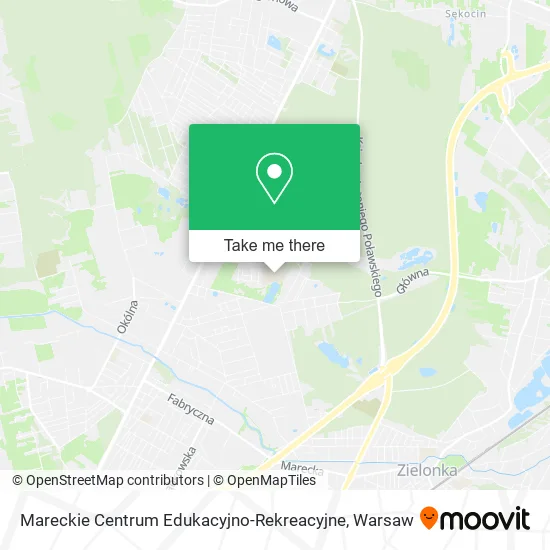 Mareckie Centrum Edukacyjno-Rekreacyjne map
