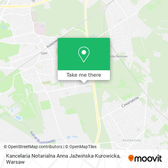 Kancelaria Notarialna Anna Jaźwińska-Kurowicka map