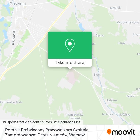 Pomnik Poświęcony Pracownikom Szpitala Zamordowanym Przez Niemców map