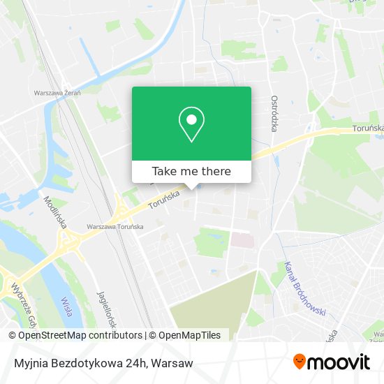 Myjnia Bezdotykowa 24h map