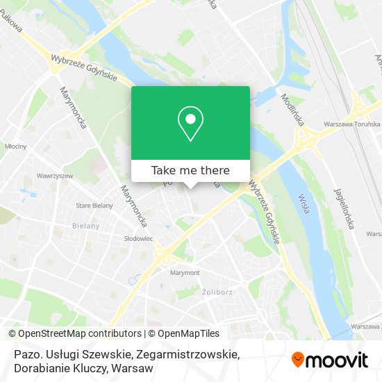 Pazo. Usługi Szewskie, Zegarmistrzowskie, Dorabianie Kluczy map