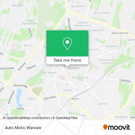 Auto Moto map