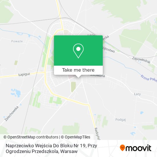 Naprzeciwko Wejścia Do Bloku Nr 19, Przy Ogrodzeniu Przedszkola map