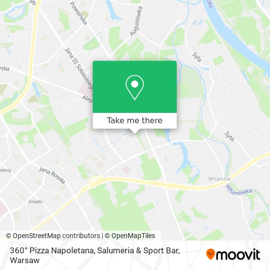 360° Pizza Napoletana, Salumeria & Sport Bar map