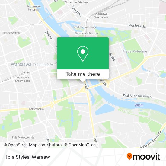 Ibis Styles map