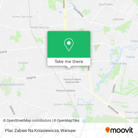 Plac Zabaw Na Kniaziewicza map