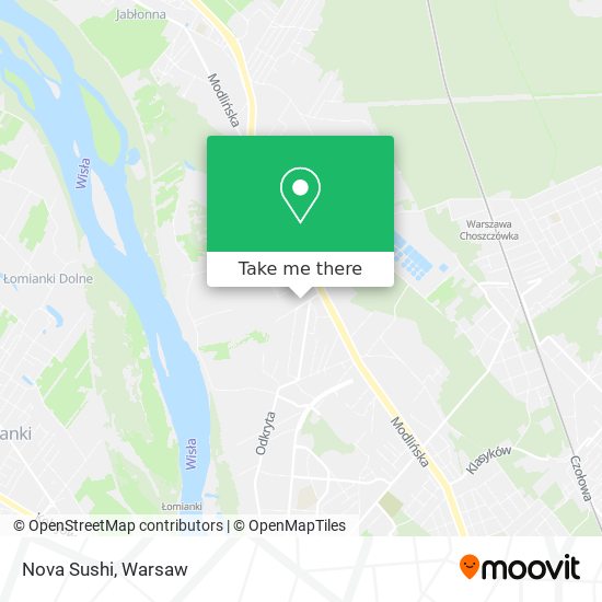 Nova Sushi map