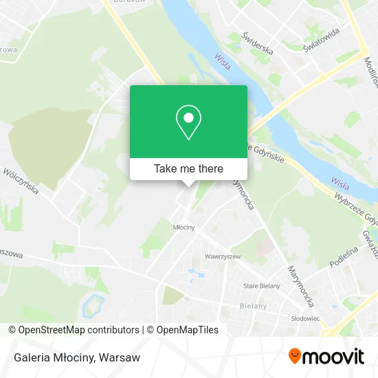 Galeria Młociny map
