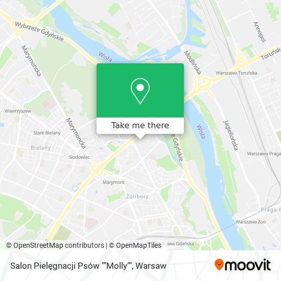 Salon Pielęgnacji Psów ""Molly"" map