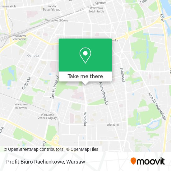 Profit Biuro Rachunkowe map