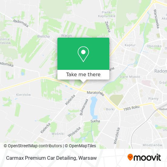 Carmax Premium Car Detailing map