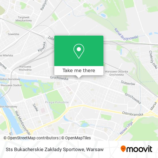 Sts Bukacherskie Zakłady Sportowe map