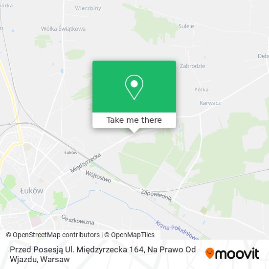 Przed Posesją Ul. Międzyrzecka 164, Na Prawo Od Wjazdu map