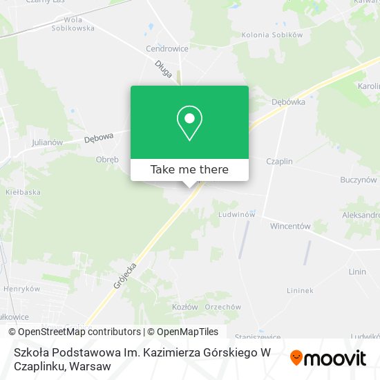 Szkoła Podstawowa Im. Kazimierza Górskiego W Czaplinku map