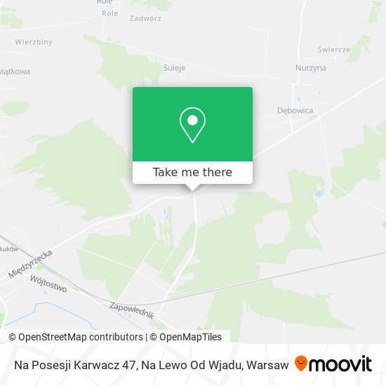 Na Posesji Karwacz 47, Na Lewo Od Wjadu map