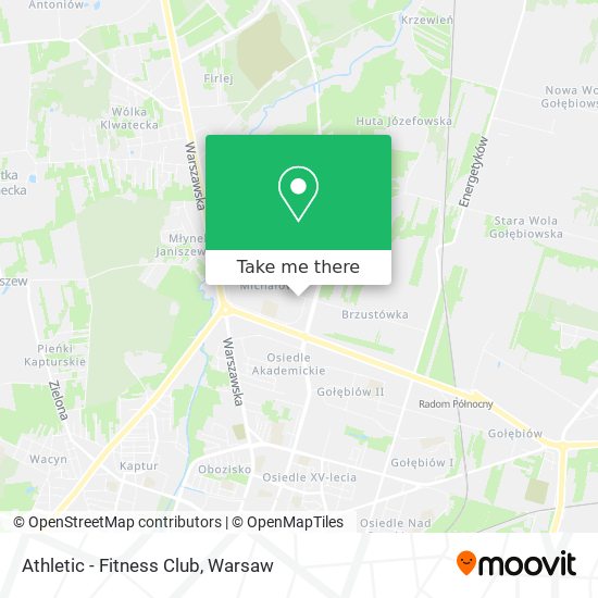 Athletic - Fitness Club map