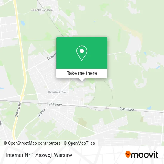 Internat Nr 1 Aszwoj map