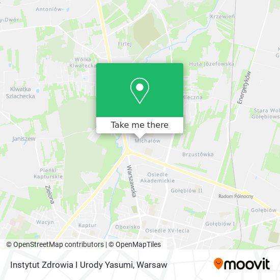 Instytut Zdrowia I Urody Yasumi map