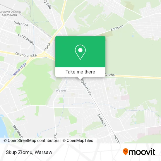 Skup Złomu map