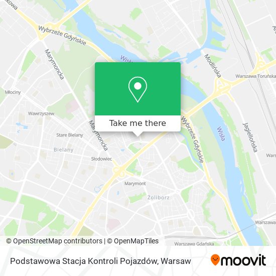 Карта Podstawowa Stacja Kontroli Pojazdów