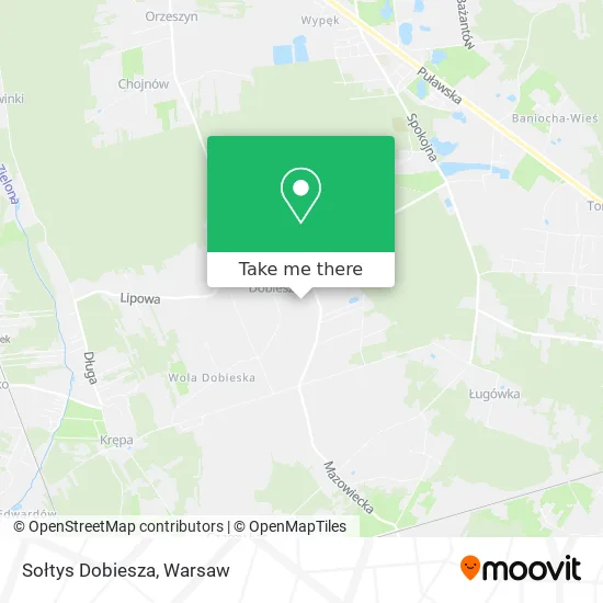 Sołtys Dobiesza map