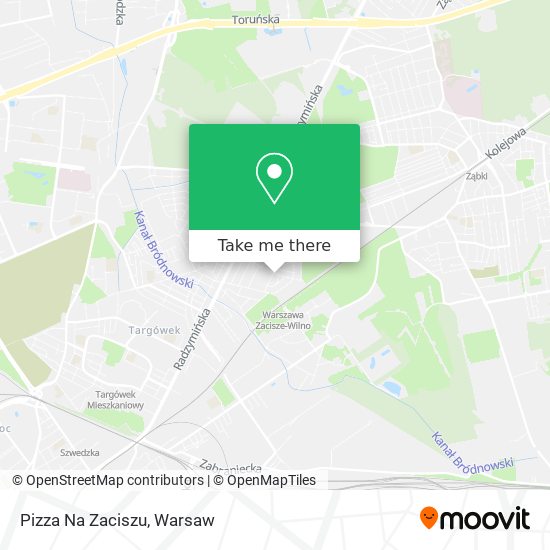 Pizza Na Zaciszu map