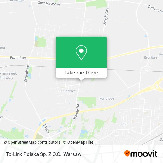 Tp-Link Polska Sp. Z O.O. map