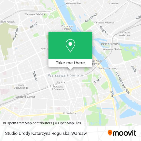 Studio Urody Katarzyna Rogulska map