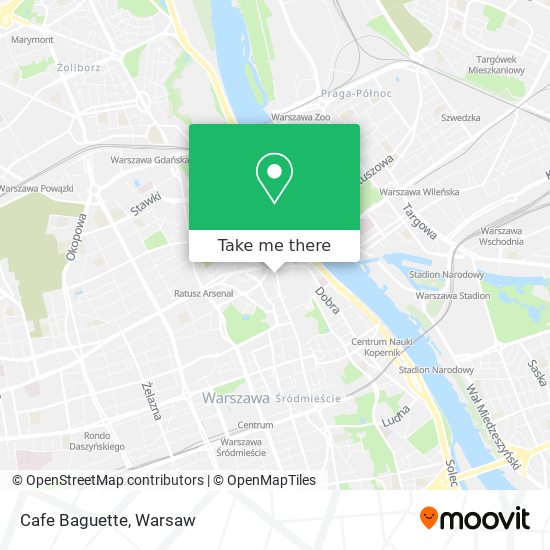 Cafe Baguette map