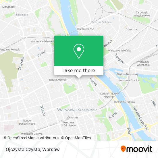 Ojczysta Czysta map