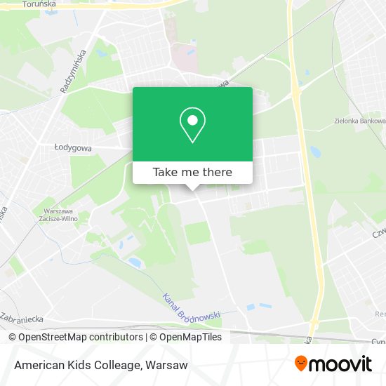 American Kids Colleage map