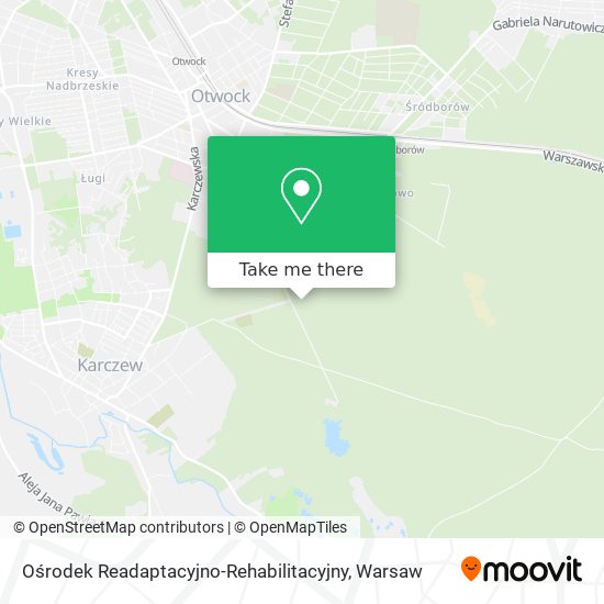 Ośrodek Readaptacyjno-Rehabilitacyjny map