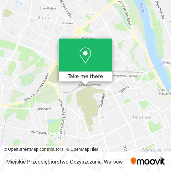 Карта Miejskie Przedsiębiorstwo Oczyszczania