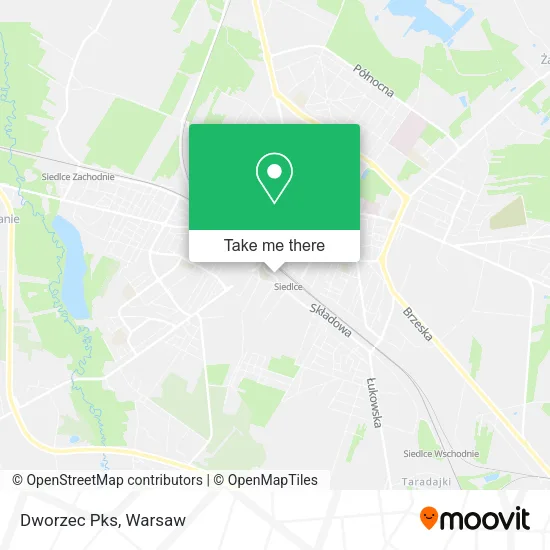 Dworzec Pks map
