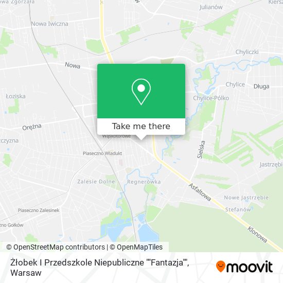 Żłobek I Przedszkole Niepubliczne ""Fantazja"" map