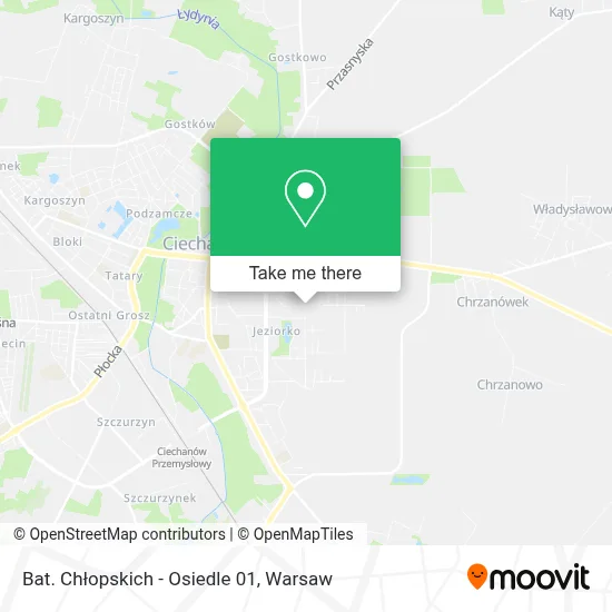 Bat. Chłopskich - Osiedle 01 map