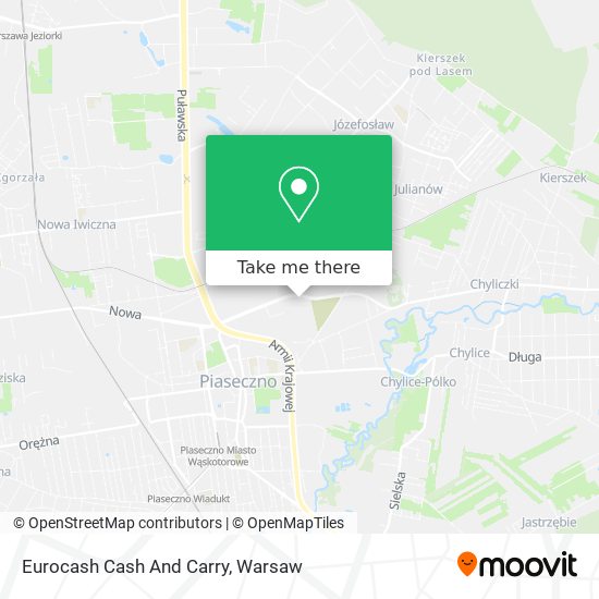 Eurocash Cash And Carry map