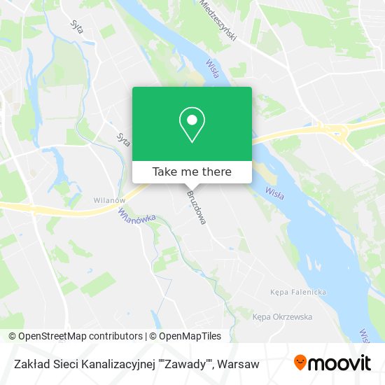 Zakład Sieci Kanalizacyjnej ""Zawady"" map